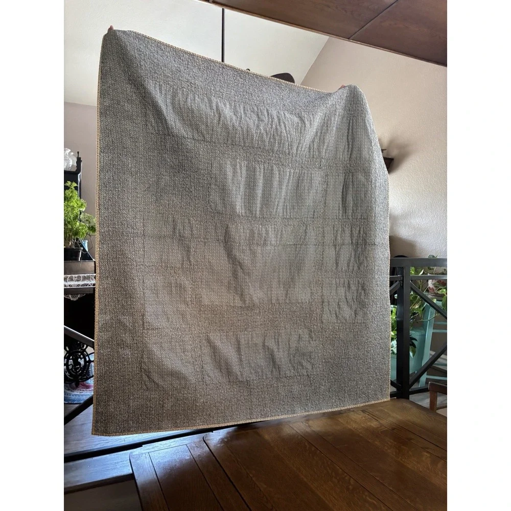 Vintage Handmade Quilted And Embroidered Route 66 Motorcycle Automobile Quilt